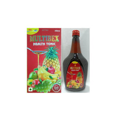 L & T Healthcare Ayurvedic Multibex Herbal Multivitamin & Multi Minerals Health Tonic Syrup 450ml