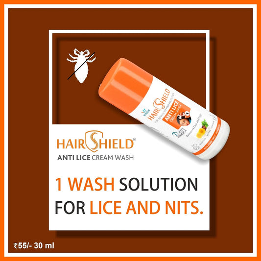 Wings Hair Shield Anti Lice Cream Wash 30ml