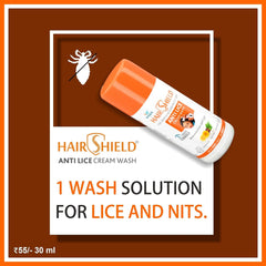 Wings Hair Shield Anti Lice Cream Wash 30ml