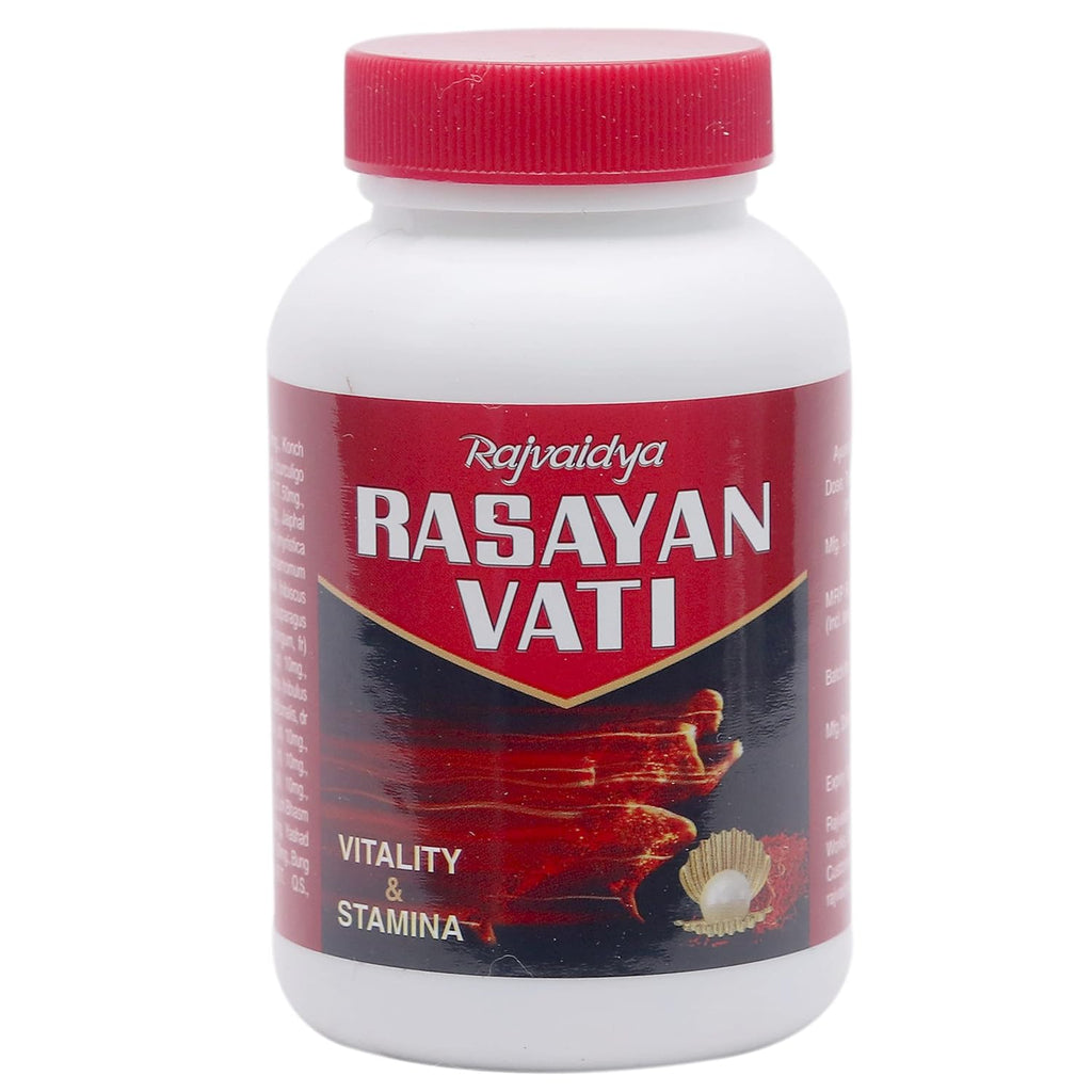 Rajvaidya Ayurvedic Rasayan Vati For Vitality & Stamina Tablets
