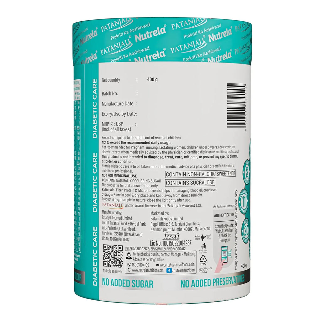 Patanjali Nutrela Diabetic Care Powder 400g