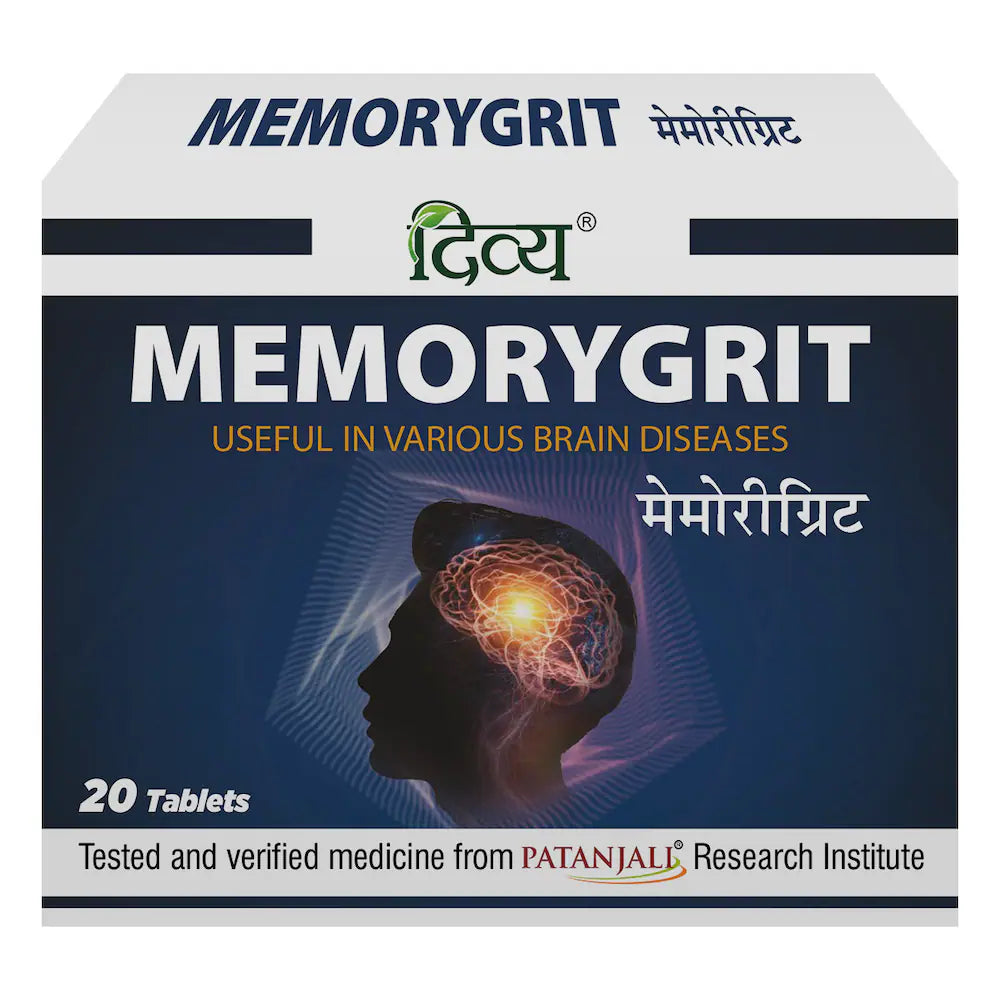 Patanjali Divya Memorygrit 20 Tablet