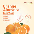 Patanjali Orange Aloevera Face Wash 100g
