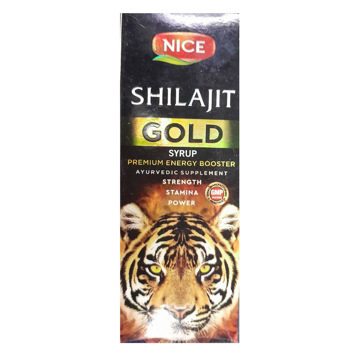 Schönes ayurvedisches Nahrungsergänzungsmittel für Kraft, Ausdauer und Power, Shilajit Gold, Premium-Energie-Booster-Sirup, 200 ml