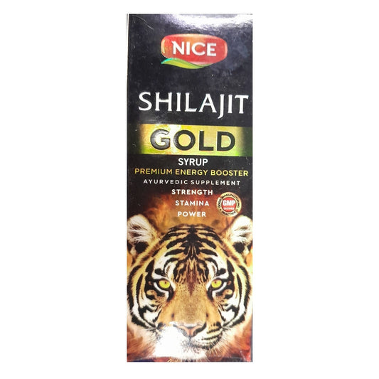 Nice Ayurvedic Supplement Power Shilajit Gold Premium Energy Booster Syrup 200ml