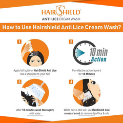 Wings Hair Shield Anti Lice Cream Wash 30ml