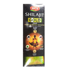 Schönes ayurvedisches Nahrungsergänzungsmittel für Kraft, Ausdauer und Power, Shilajit Gold, Premium-Energie-Booster-Sirup, 200 ml