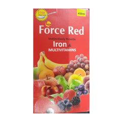 L & T Healthcare Ayurvedic Force Red Instinctively Provide Iron & Multivitamins Syrup 450ml