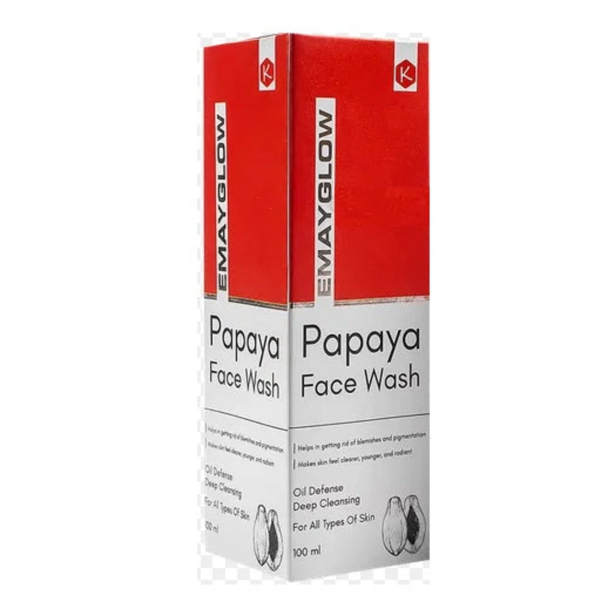 Kalyan Wellness Emayglow Papaya Gesichtswaschmittel 100ml
