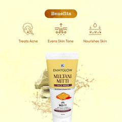 Kalyan Wellness Emayglow Multani Mitti Gesichtswaschmittel 100ml