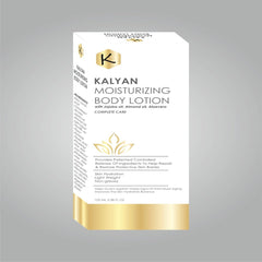 Kalyan Feuchtigkeitsspendende Körperlotion, spendet der Haut tiefenwirksam Feuchtigkeit und befeuchtet sie für einen längeren Zeitraum, Lotion 100 ml