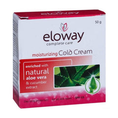 Leeford Eloway Complete Care Feuchtigkeitsspendende Kaltcreme, angereichert mit natürlichem Aloe Vera und Gurkenextrakt, LSF 15, Creme, 50 g