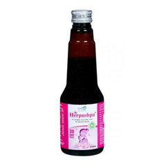 Zydus Herpushpa, ein komplettes ayurvedisches Tonikum für die Gesundheit von Frauen, flüssig, 225 ml