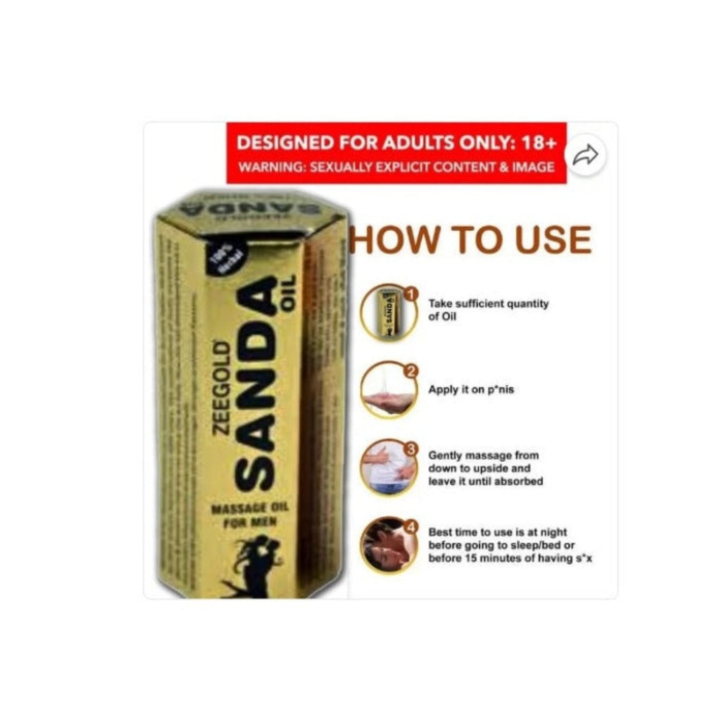ZeeGold Sandda Tel Oil Massage Oil For Men