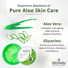 Leeford Eloway Complete Care Aloe Vera Feuchtigkeitsspendendes, absolutes Hautpflegegel, 100 g