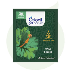 Odonil Gel Pocket Air Freshener for Bathroom,Toilet,Home & Office Citrus Bloom,Floral Valley,Wild Forest & (Combo Citrus Bloom,Floral Valley,Wild Forest)