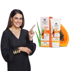 Aimil Ayouthveda Cosmetics Papaya Vera Scrub 100gm