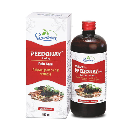 Dhootapapeshwar Ayurvedic Peedojjay & Peedojjay Sugar Free Pain Care Kashay Liquid 450ml