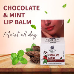 Aimil Ayouthveda Cosmetics Chocolate & Mint Lip Balm 10g