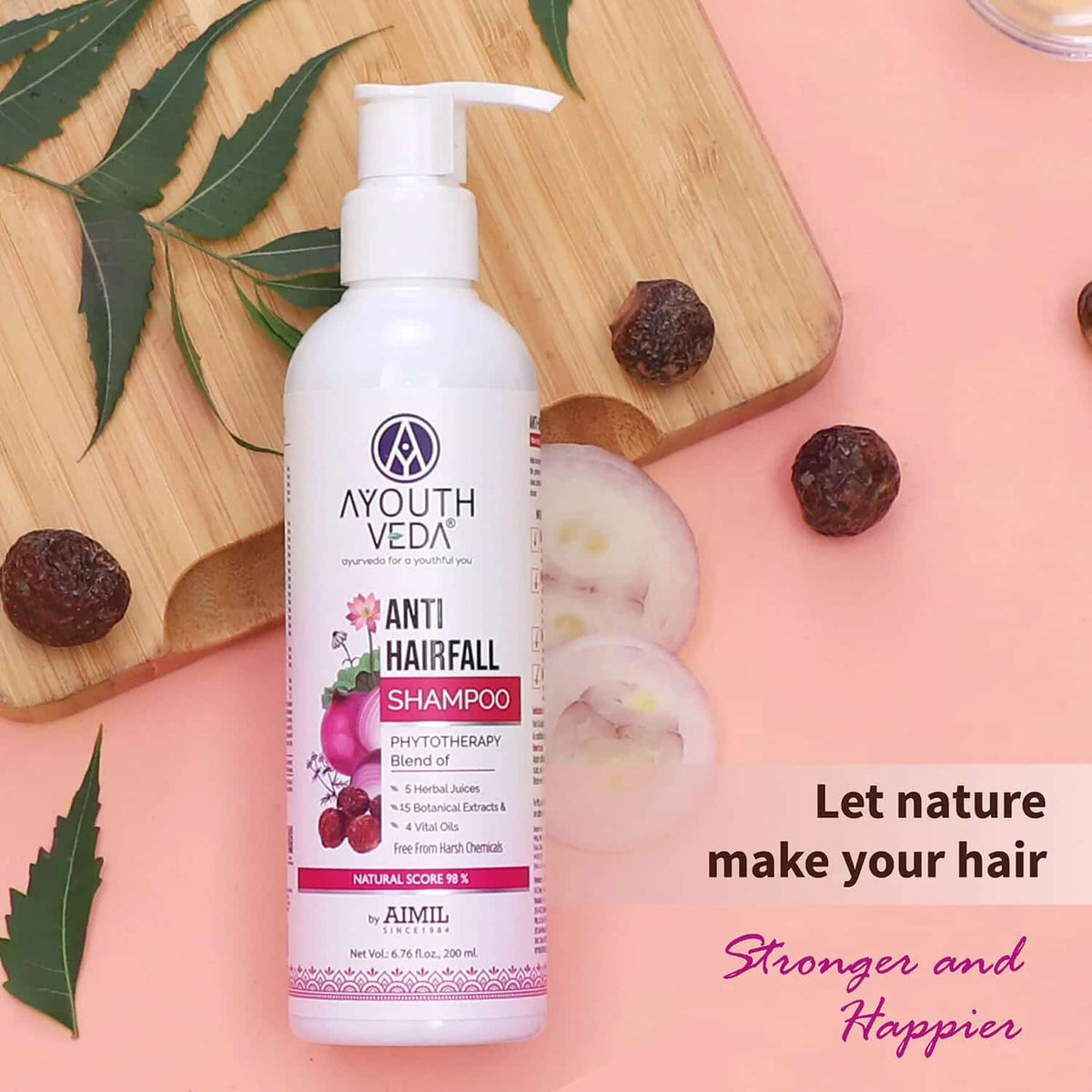 Ayouthveda Anti-Hair Fall Ayurvedic Shampoo – 200ml