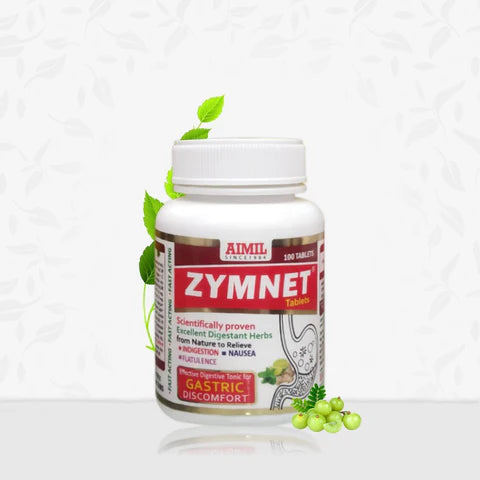 Aimil Ayurvedic Zymnet Plus For Digestive Health Syrup Plus & Tablets