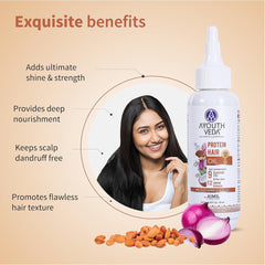 Aimil Ayouthveda Cosmetics Protein Hair Oil With Bhringraj and Coffee Beans 100ml