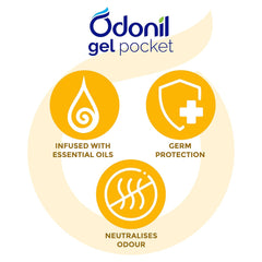 Odonil Gel Pocket Air Freshener for Bathroom,Toilet,Home & Office Citrus Bloom,Floral Valley,Wild Forest & (Combo Citrus Bloom,Floral Valley,Wild Forest)