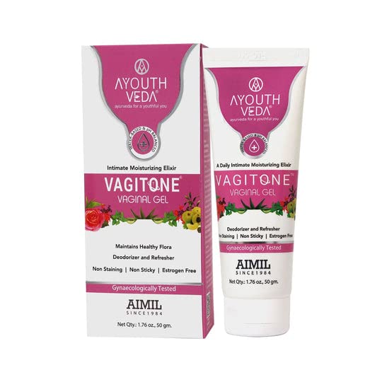 Aimil Ayouthveda Cosmetics Vagitone Vaginal Gel With Dual Formula 50gm