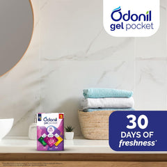 Odonil Gel Pocket Air Freshener for Bathroom,Toilet,Home & Office Citrus Bloom,Floral Valley,Wild Forest & (Combo Citrus Bloom,Floral Valley,Wild Forest)