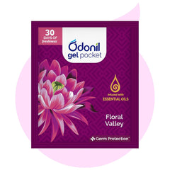 Odonil Gel Pocket Air Freshener for Bathroom,Toilet,Home & Office Citrus Bloom,Floral Valley,Wild Forest & (Combo Citrus Bloom,Floral Valley,Wild Forest)