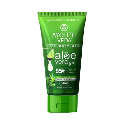 Aimil Ayouthveda Cosmetics Aloe Vera Gel for Face,Hair and Body 150g