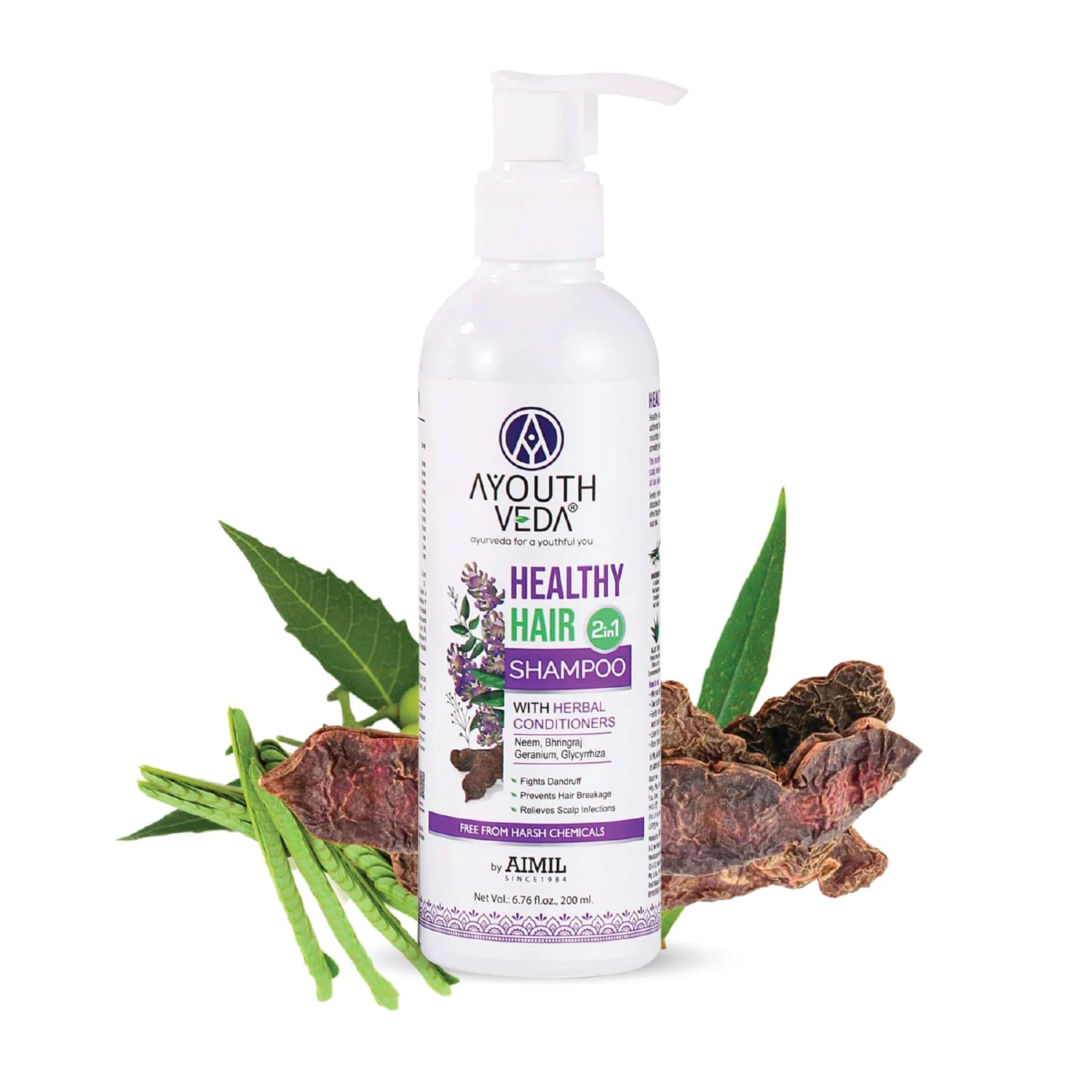 Aimil Ayouthveda Cosmetics Healthy Hair Shampoo 200ml