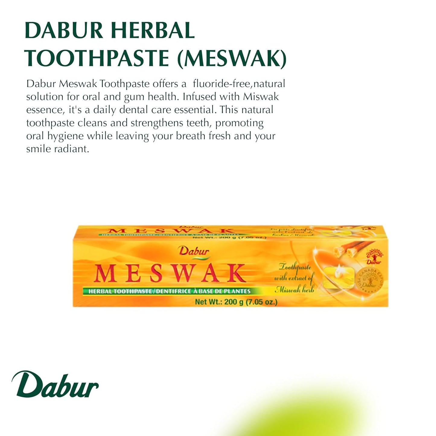 Dabur Ayurvedic Meswak Complete Oral Care Toothpaste