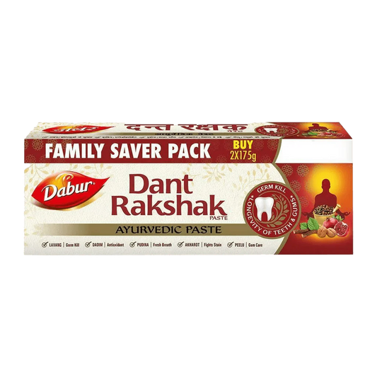 Dabur Ayurvedic Dant Rakshak Toothpaste 175g Pack of 2