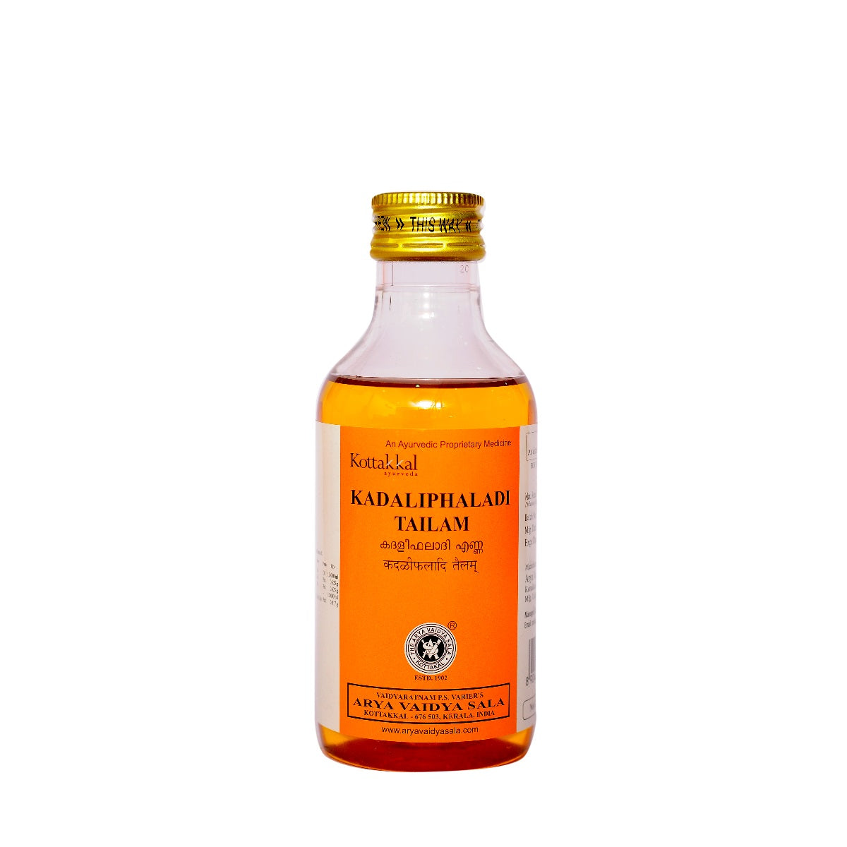 Kottakkal Ayurvedic Kadaliphaladi Tailam Oil 200ml