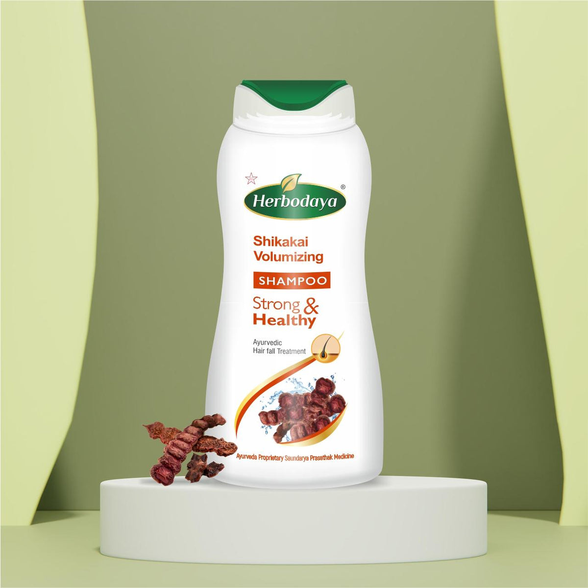 Skm Ayurveda Herbodaya Shikakai Volumizing Shampoo