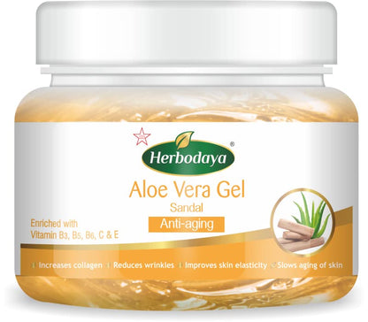 Skm Ayurveda Aloe Vera Gel Sandal for Anti Aging 100gm