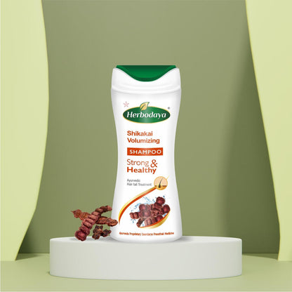 Skm Ayurveda Herbodaya Shikakai Volumizing Shampoo