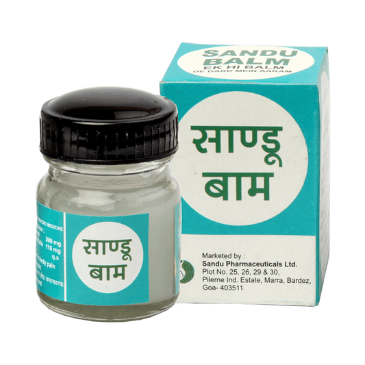 4 X Sandu Ayurvedic Balm 10g