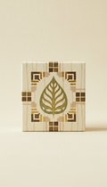Ayurvedic spiced tea gold-accented box