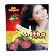 Balaji Ayurvedic Sansthan Aritha Haarschuppen-, Kopfhaut- und Haarausfall-Haarpulver 100 g