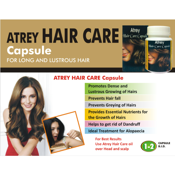 Atrey Ayurvedic Hair Care For Hair fall Capsules