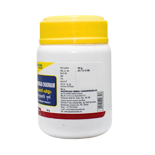Nagarjuna Ayurvedic Kottamchukkaadi Choornam Powder 50g