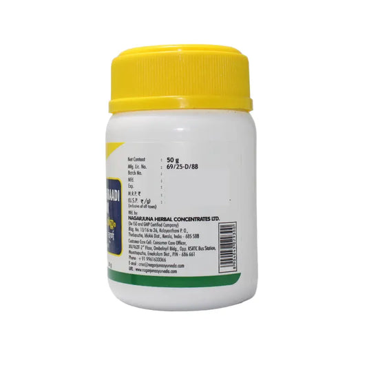 Nagarjuna Ayurvedic Thaaleesapathraadi Choornam Powder 50Gm