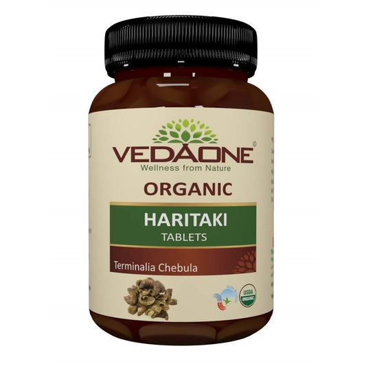Vedaone Ayurvedic USDA Organic Haritaki Harde 750mg 60 Tablets