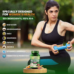 Himalayan Organics Multivitamin With Probiotics For Women 60 Vegetarian Tablets