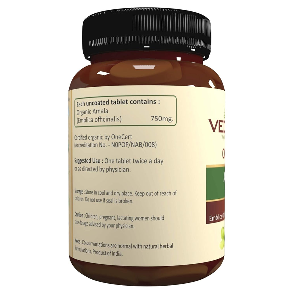 Vedaone Ayurvedic Organic Amala 750mg 60 Tablets