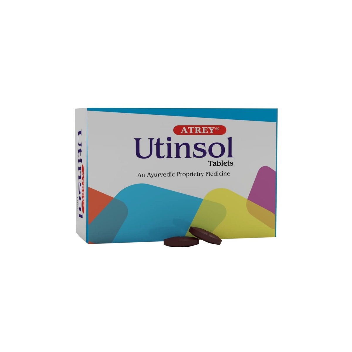 Atrey Ayurvedic Utinsol Helps in Chronic UTI 3 X 10 Tablets