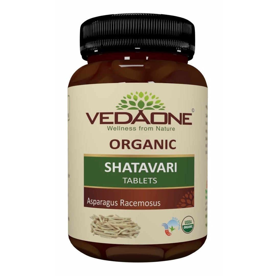 Vedaone Ayurvedic USDA Organic Shatavari 750mg 60 Tablets