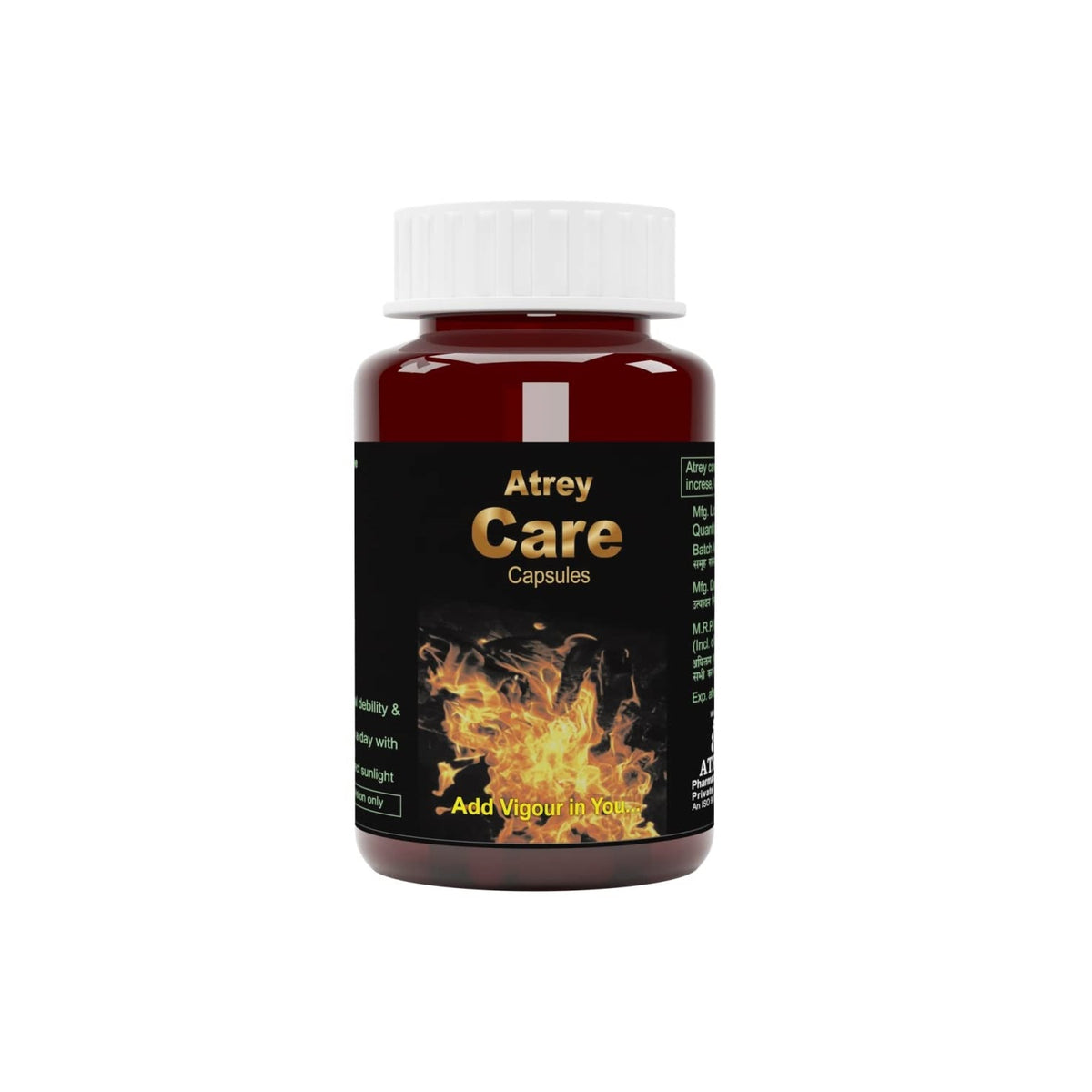 Atrey Ayurvedic Care For Eliminates Stress & Anxiety Capsules